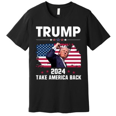 Trump Fist Pump Shot Premium T-Shirt