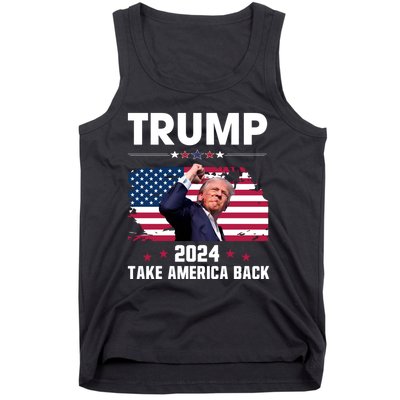 Trump Fist Pump Shot Tank Top