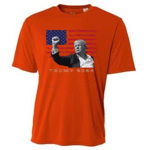 Trump For President 2024 Patriotic Triumph Maga Cooling Performance Crew T-Shirt