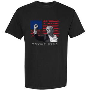 Trump For President 2024 Patriotic Triumph Maga Garment-Dyed Heavyweight T-Shirt