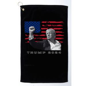 Trump For President 2024 Patriotic Triumph Maga Platinum Collection Golf Towel