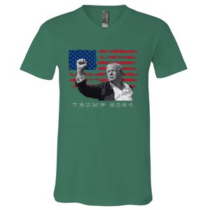 Trump For President 2024 Patriotic Triumph Maga V-Neck T-Shirt