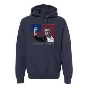 Trump For President 2024 Patriotic Triumph Maga Premium Hoodie