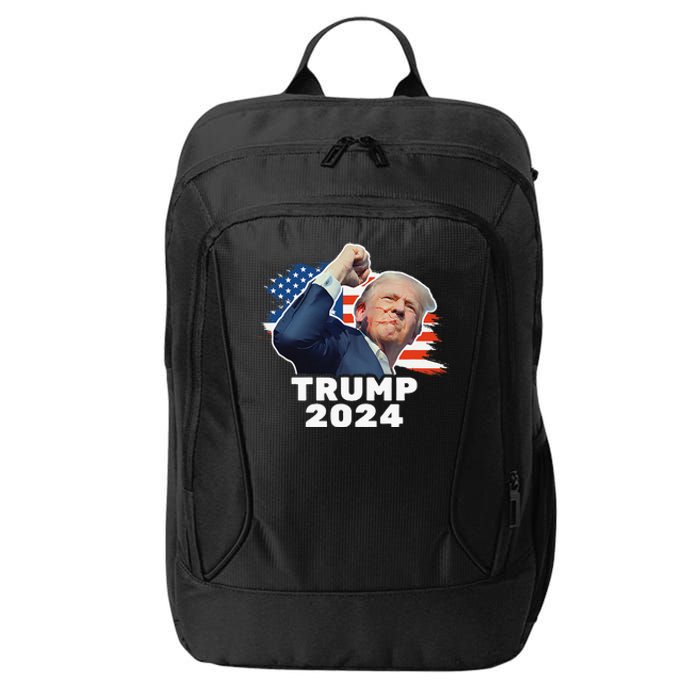 Trump Fist Pump Shot At Trump 2024 Trump Survives Rally City Backpack