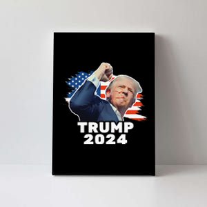 Trump Fist Pump Shot At Trump 2024 Trump Survives Rally Canvas