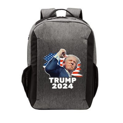 Trump Fist Pump Shot At Trump 2024 Trump Survives Rally Vector Backpack