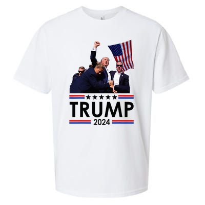 Trump Fist Pumped Fight Pray For Trump America Sueded Cloud Jersey T-Shirt