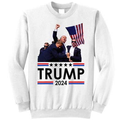 Trump Fist Pumped Fight Pray For Trump America Sweatshirt