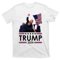 Trump Fist Pumped Fight Pray For Trump America T-Shirt