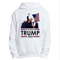 Trump Fist Pumped Fight Pray For Trump America Urban Pullover Hoodie