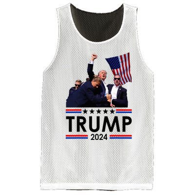 Trump Fist Pumped Fight Pray For Trump America Mesh Reversible Basketball Jersey Tank