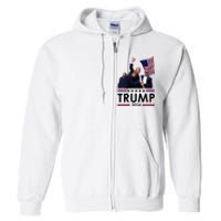 Trump Fist Pumped Fight Pray For Trump America Full Zip Hoodie