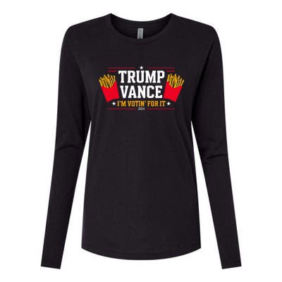 Trump Funny – Political Humor 2024 Womens Cotton Relaxed Long Sleeve T-Shirt