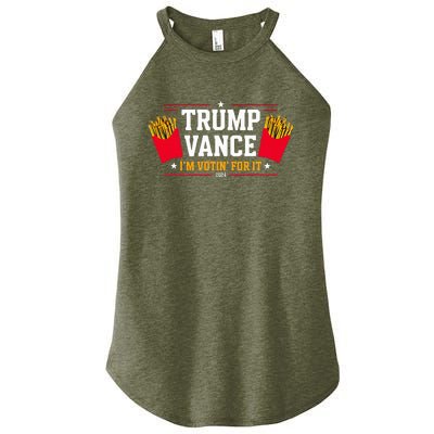 Trump Funny – Political Humor 2024 Women’s Perfect Tri Rocker Tank