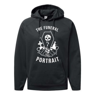 The Funeral Portrait Coffin Skull Performance Fleece Hoodie