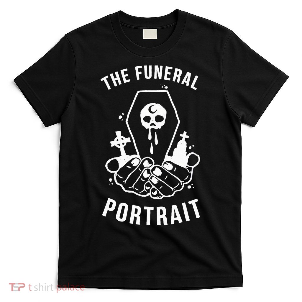 The Funeral Portrait Coffin Skull T-Shirt