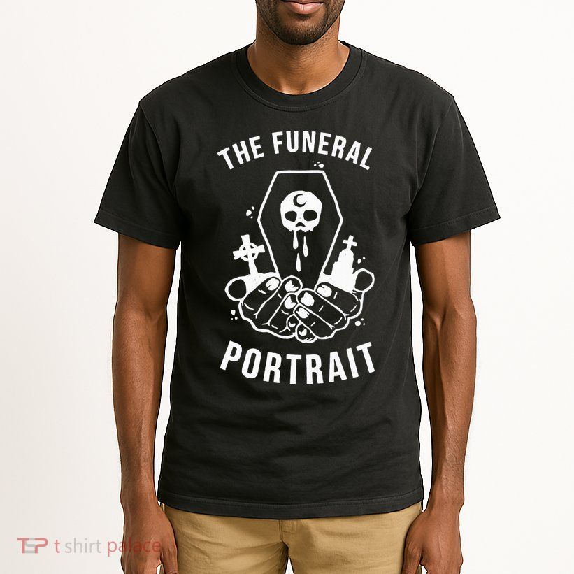 The Funeral Portrait Coffin Skull Tall T-Shirt