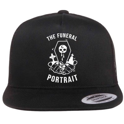 The Funeral Portrait Coffin Skull Flatbill Hat