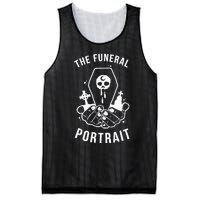 The Funeral Portrait Coffin Skull Mesh Reversible Basketball Jersey Tank