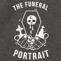 The Funeral Portrait Coffin Skull Vector Backpack