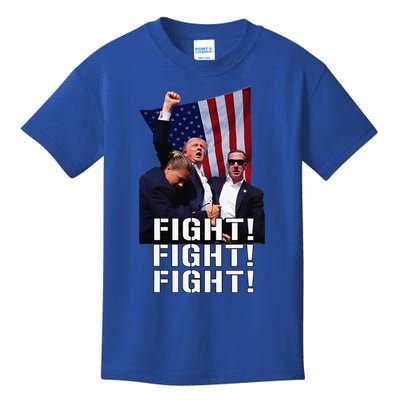 Trump Fist Pumped Fight Pray For Trump America Gift Kids T-Shirt