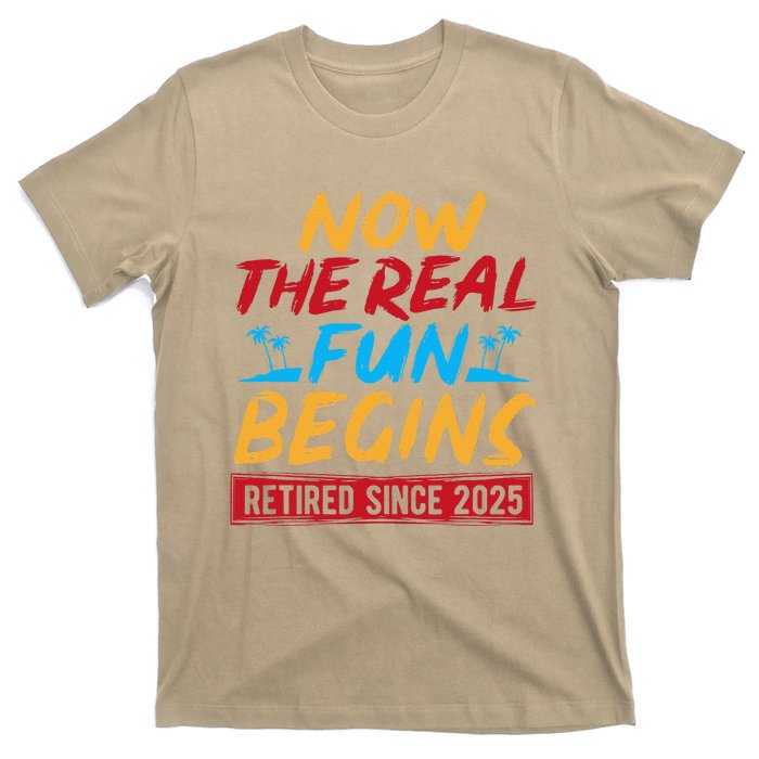 Tropical Fun Palm Tree Vacation Theme For Retirement 2025 T-Shirt