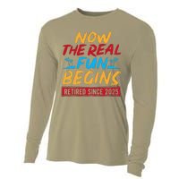 Tropical Fun Palm Tree Vacation Theme For Retirement 2025 Cooling Performance Long Sleeve Crew