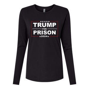 Trump For Prison 2024 Support Trump 4th Of July Womens Cotton Relaxed Long Sleeve T-Shirt