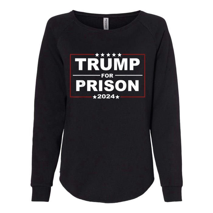 Trump For Prison 2024 Support Trump 4th Of July Womens California Wash Sweatshirt