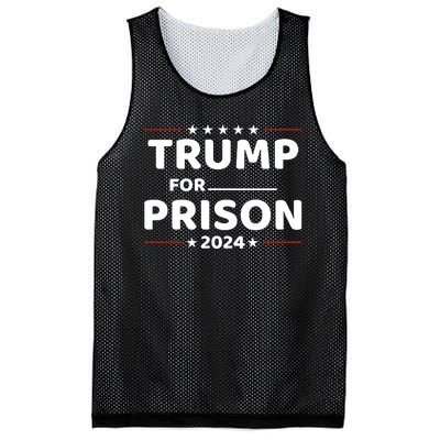 Trump For Prison 2024 Funny Politics Mesh Reversible Basketball Jersey Tank