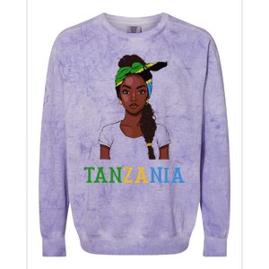 Tanzania Flag Products Souvenirs Uniform Tanzanian Colorblast Crewneck Sweatshirt