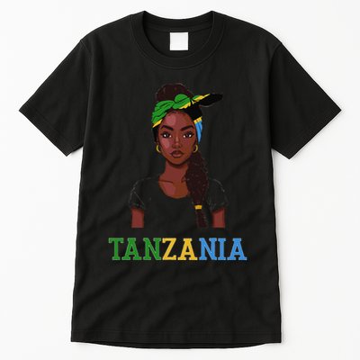Tanzania Flag Products Souvenirs Uniform Tanzanian Tall T-Shirt
