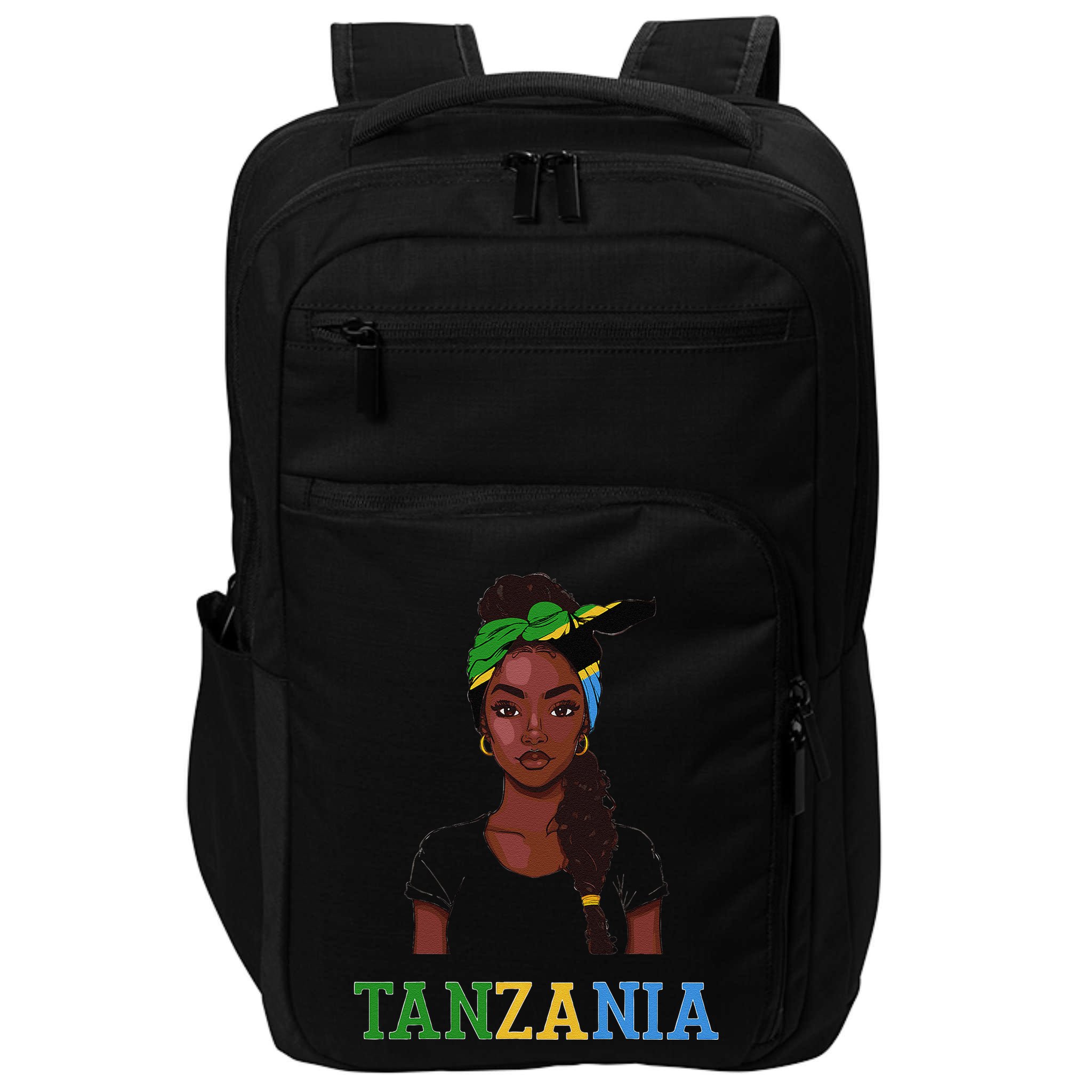 Tanzania Flag Products Souvenirs Uniform Tanzanian Impact Tech Backpack