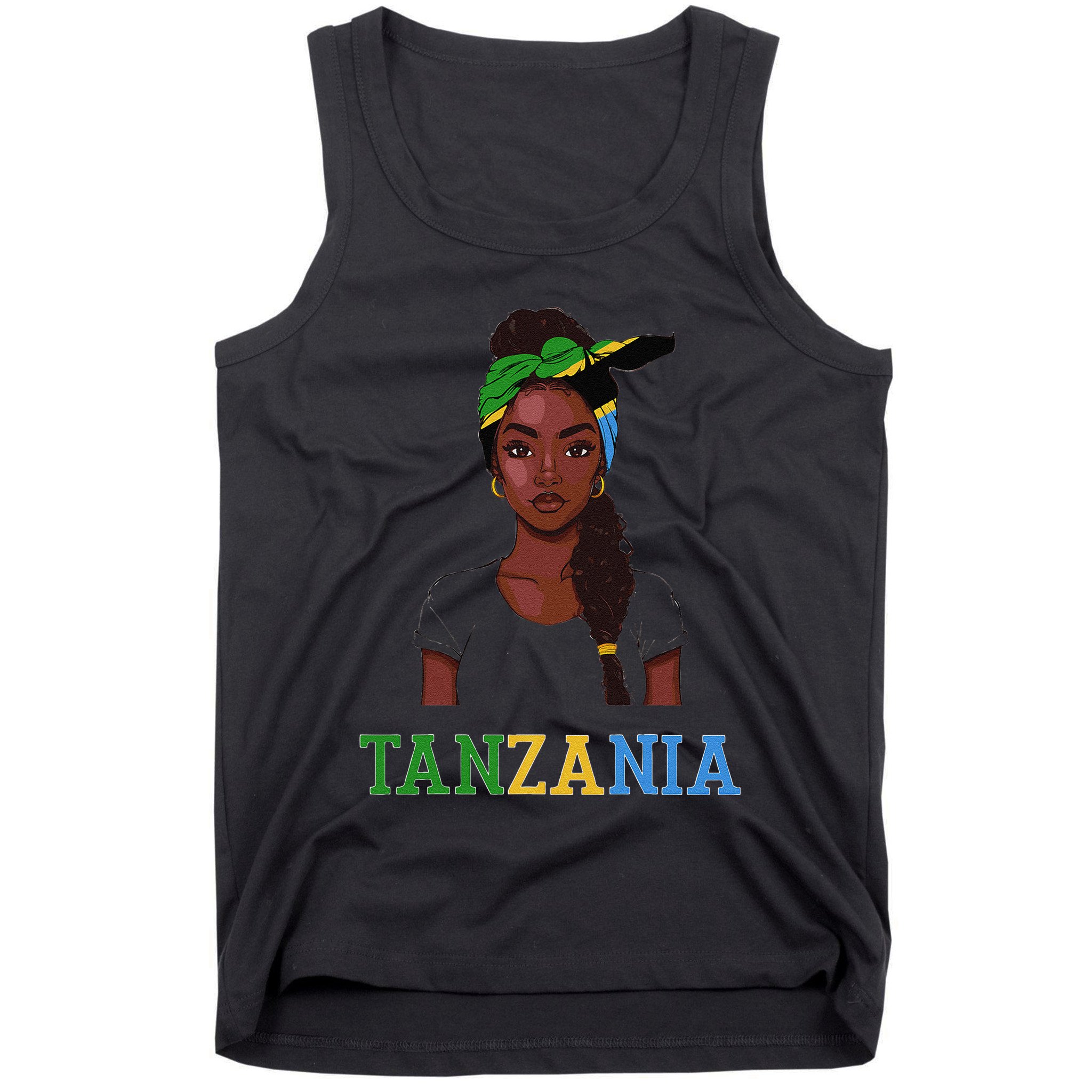 Tanzania Flag Products Souvenirs Uniform Tanzanian Tank Top
