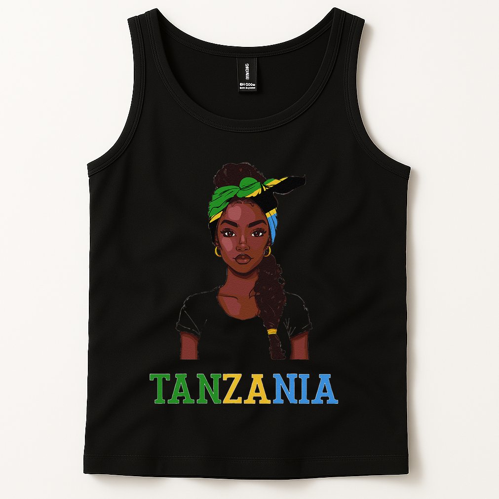Tanzania Flag Products Souvenirs Uniform Tanzanian Tank Top