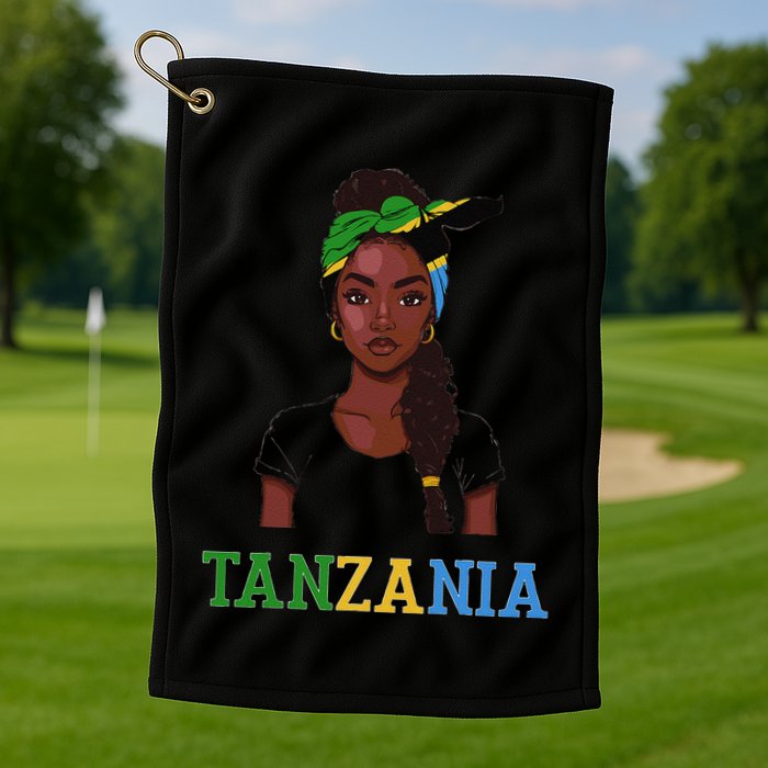 Tanzania Flag Products Souvenirs Uniform Tanzanian Golf Towel