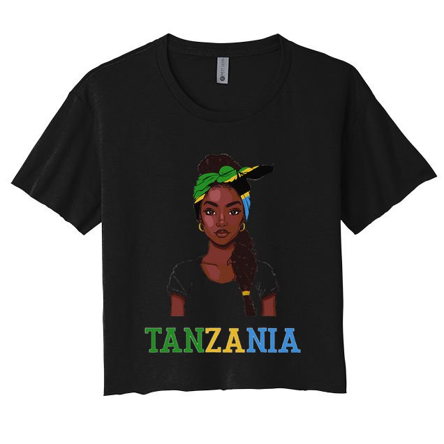 Tanzania Flag Products Souvenirs Uniform Tanzanian Crop Top