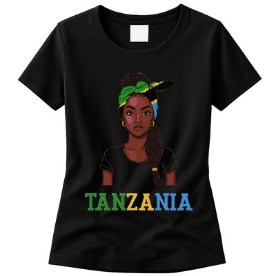 Tanzania Flag Products Souvenirs Uniform Tanzanian Womens T-Shirt