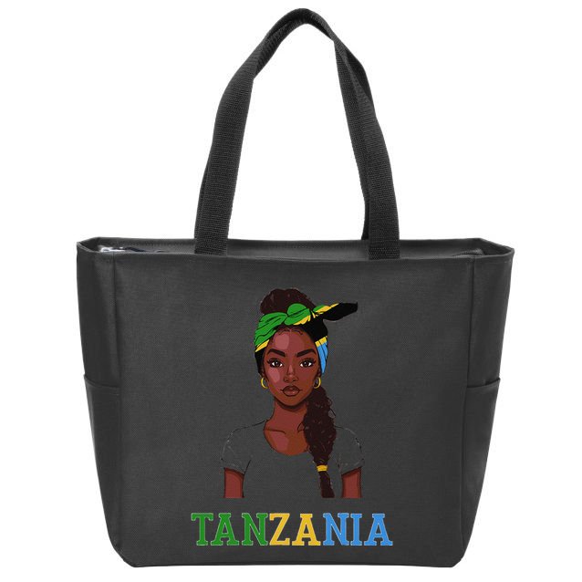 Tanzania Flag Products Souvenirs Uniform Tanzanian Zip Tote Bag