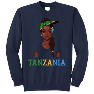 Tanzania Flag Products Souvenirs Uniform Tanzanian Tall Sweatshirt