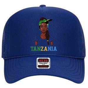 Tanzania Flag Products Souvenirs Uniform Tanzanian High Crown Mesh Back Trucker Hat