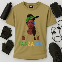 Tanzania Flag Products Souvenirs Uniform Tanzanian Cooling Performance Crew T-Shirt