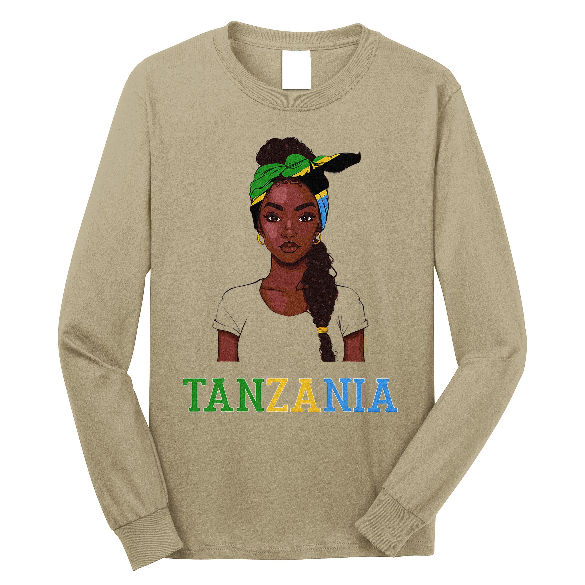 Tanzania Flag Products Souvenirs Uniform Tanzanian Long Sleeve Shirt
