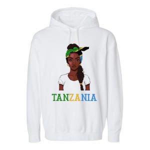 Tanzania Flag Products Souvenirs Uniform Tanzanian Garment-Dyed Fleece Hoodie