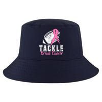 Tackle Football Pink Ribbon Breast Cancer Awareness Cool Comfort Performance Bucket Hat