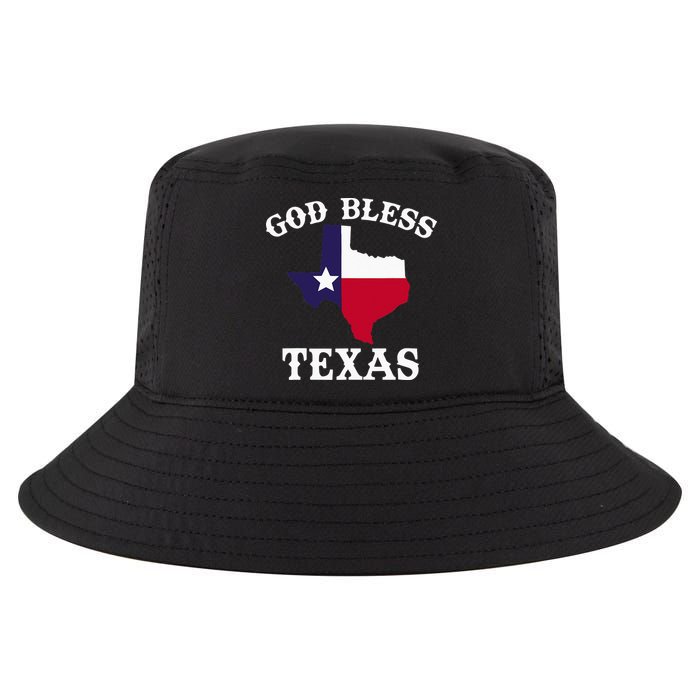 Texas Flag Patriotic Texan Pride God Bless Texas Cool Comfort Performance Bucket Hat