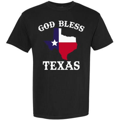 Texas Flag Patriotic Texan Pride God Bless Texas Garment-Dyed Heavyweight T-Shirt