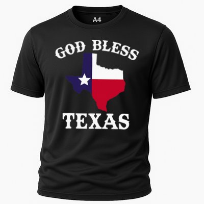 Texas Flag Patriotic Texan Pride God Bless Texas Performance Shirt