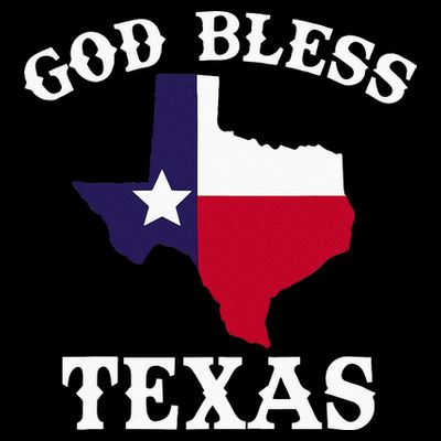 Texas Flag Patriotic Texan Pride God Bless Texas T-Shirt