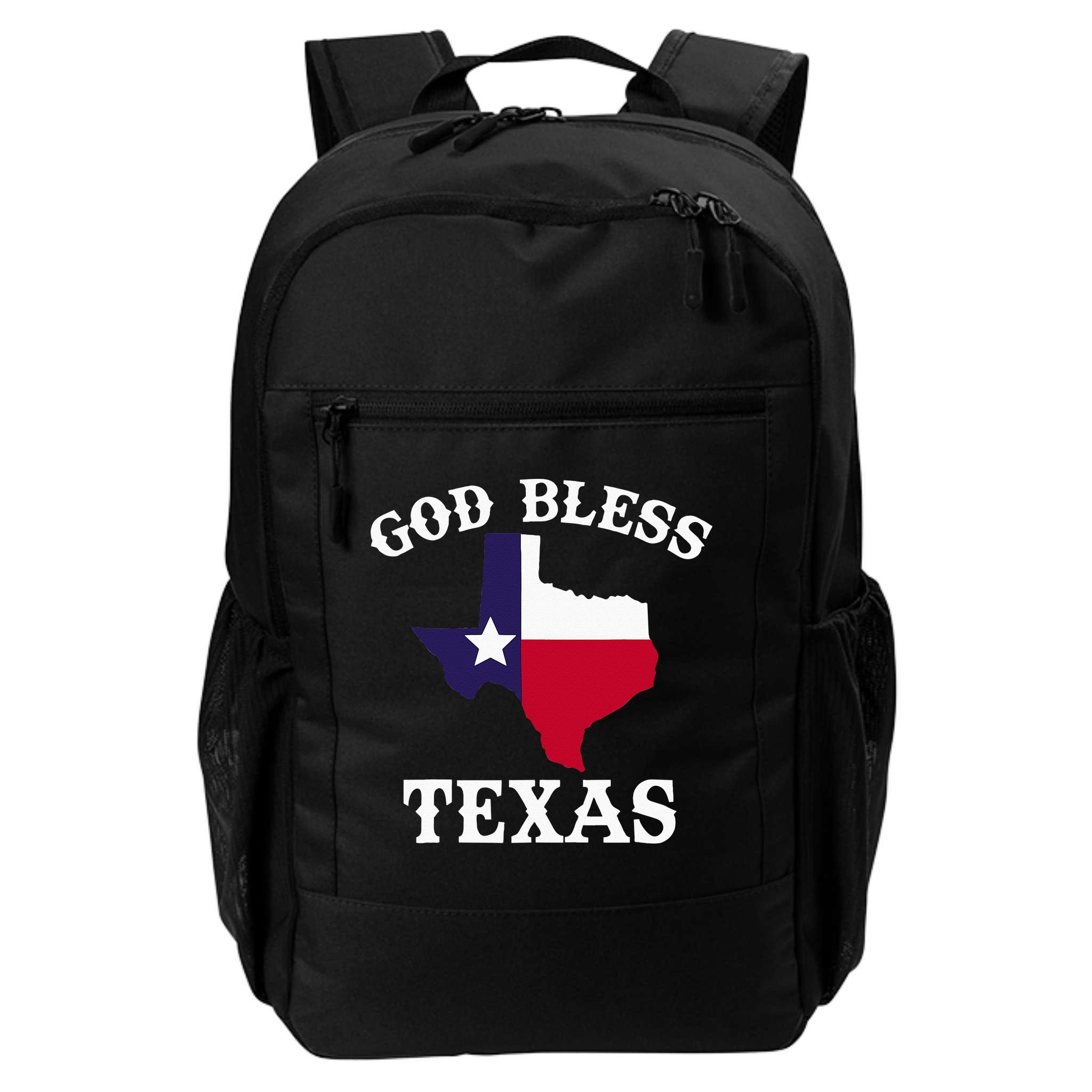 Texas Flag Patriotic Texan Pride God Bless Texas Backpack